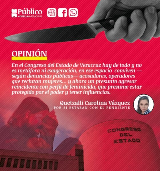 Congreso de Veracruz: Entre acosadores, reclutadores de mujeres y presuntos feminicidas