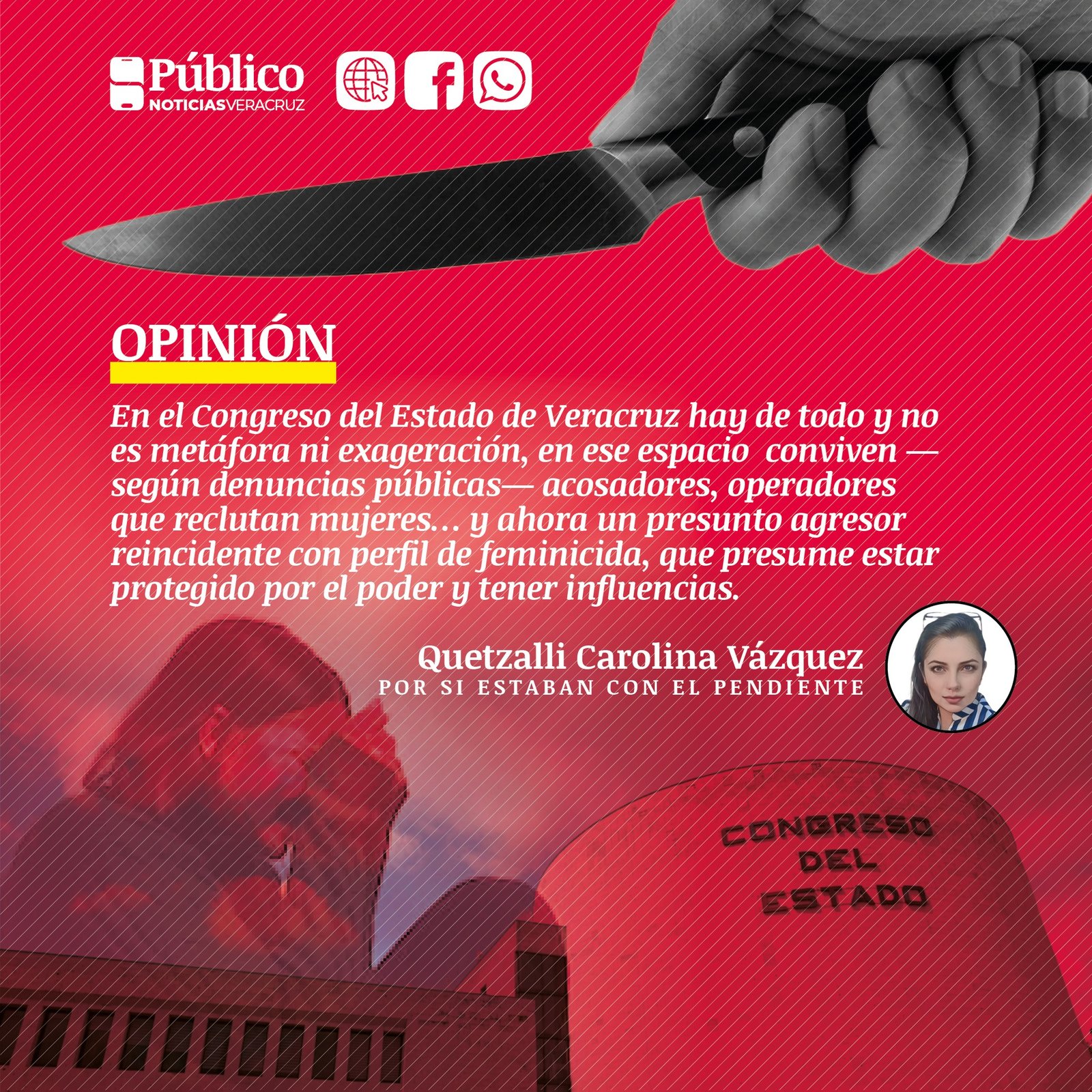 Congreso de Veracruz: Entre acosadores, reclutadores de mujeres y presuntos feminicidas